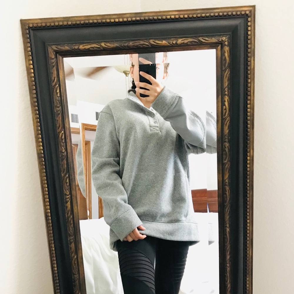 GOODFELLOW BUTTON SNAP SWEATSHIRT